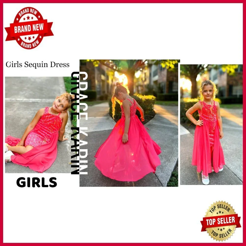 Sequin One Shoulder Formal Dress Elegant Pageant Prom Party Special Occasion
